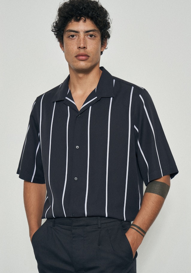 Casual Shirt Regular fit in Dark Blue |  Seidensticker Onlineshop