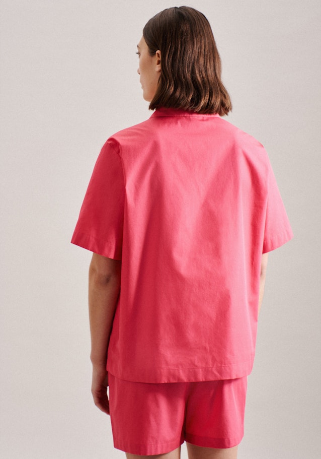 Pyjama Oversized Manche Courte À Revers in Rouge | Seidensticker Onlineshop