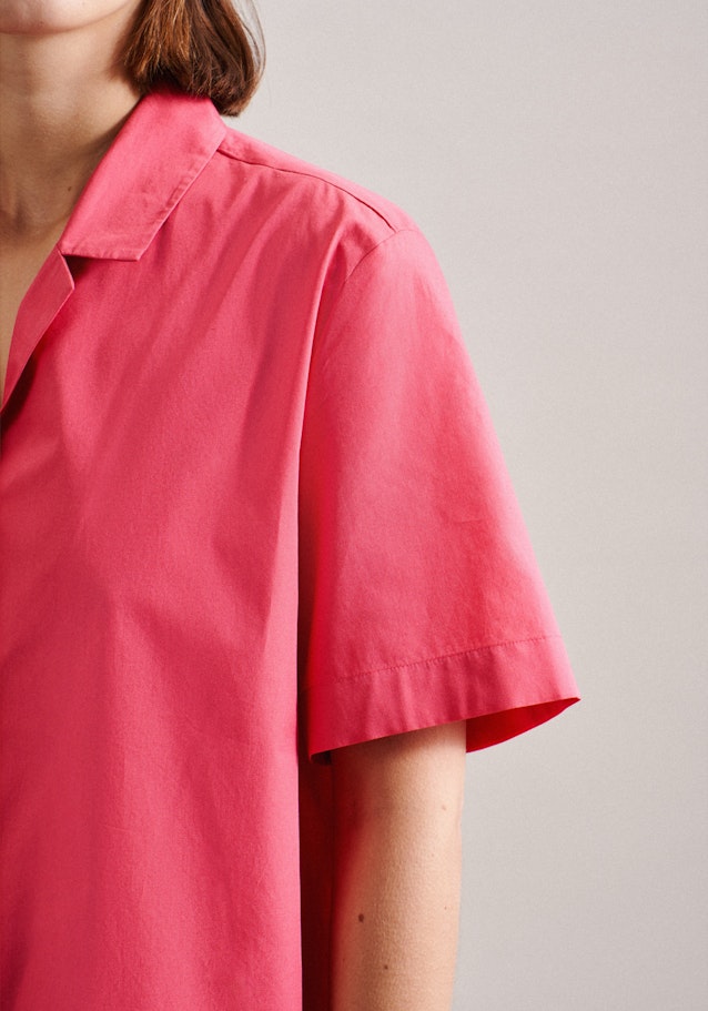 Pyjama Oversized Manche Courte À Revers in Rouge |  Seidensticker Onlineshop