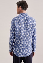 Shaped Business Hemd Floral in Hellblau |  Seidensticker Onlineshop
