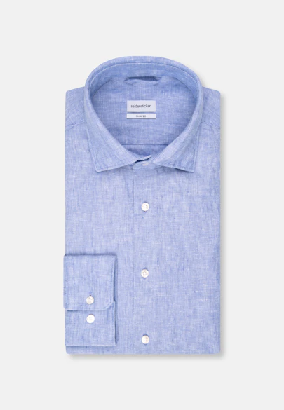 Shaped Business Hemd Uni in Hellblau |  Seidensticker Onlineshop