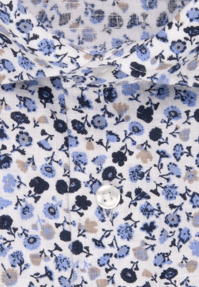 Shaped Business Hemd Floral in Braun |  Seidensticker Onlineshop