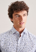 Shaped Business Hemd Floral in Braun |  Seidensticker Onlineshop