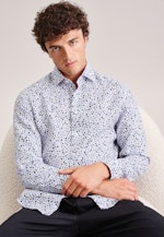 Shaped Business Hemd Floral in Braun |  Seidensticker Onlineshop