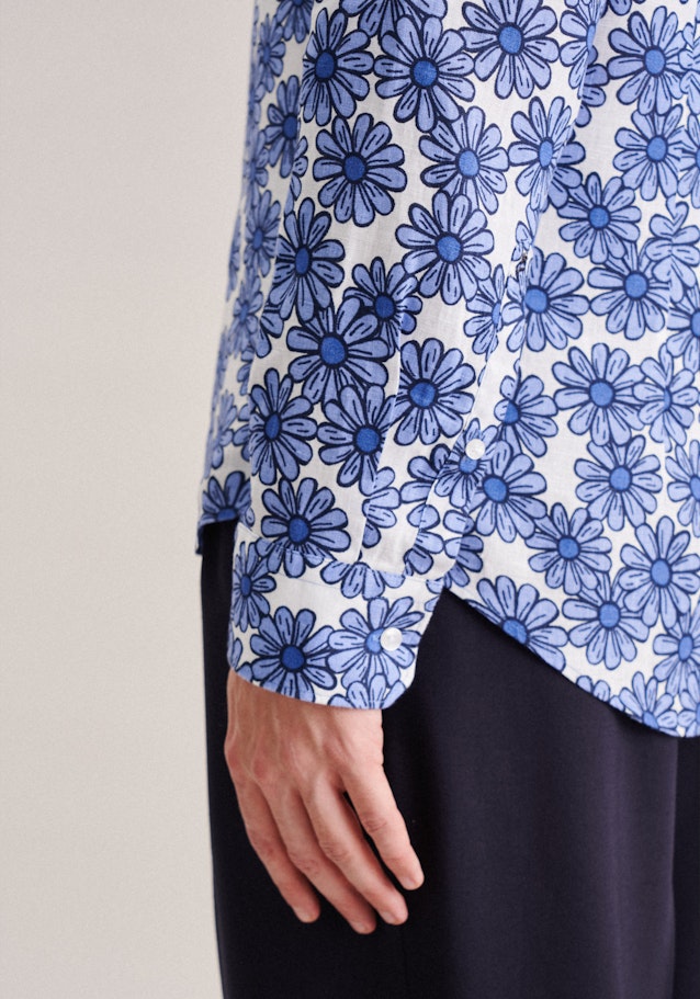 X-Slim Business Hemd Floral in Hellblau | Seidensticker Onlineshop