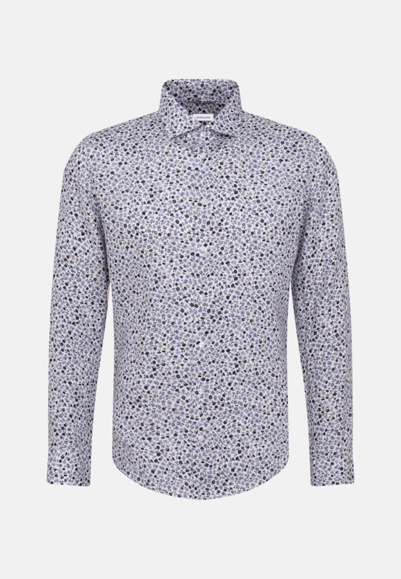 X-Slim Business Hemd Floral in Braun |  Seidensticker Onlineshop