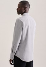 Shaped Business Hemd Karo in Grau |  Seidensticker Onlineshop