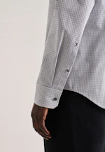 Shaped Business shirt Check in Grey |  Seidensticker Onlineshop