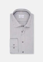Shaped Business shirt Check in Grey |  Seidensticker Onlineshop