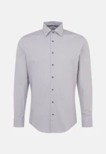 Shaped Business shirt Check in Grey |  Seidensticker Onlineshop