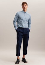 Shaped Business Hemd Karo in Türkis |  Seidensticker Onlineshop