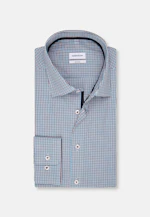 Shaped Chemise d'affaires carreaux in Turquoise |  Seidensticker Onlineshop