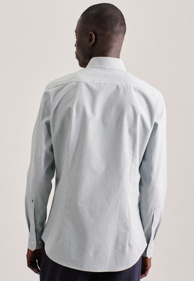 Non-iron Popeline Business overhemd in X-Slim with Kentkraag in Groen |  Seidensticker Onlineshop