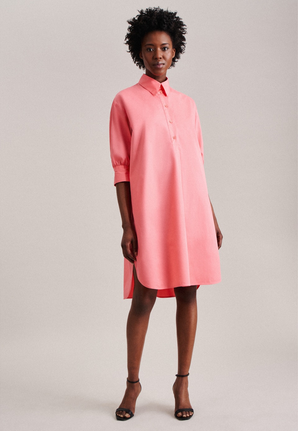 Kragen Kleid Oversized in Rosa/Pink |  Seidensticker Onlineshop