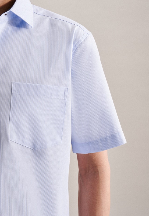 Regular Business Hemd Streifen in Hellblau |  Seidensticker Onlineshop