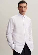 Regular Chemise d'affaires Uni in Blanc |  Seidensticker Onlineshop