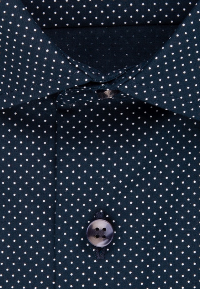 Regular Business shirt Points in Dark Blue |  Seidensticker Onlineshop