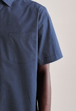 Regular Business shirt Points in Dark Blue |  Seidensticker Onlineshop