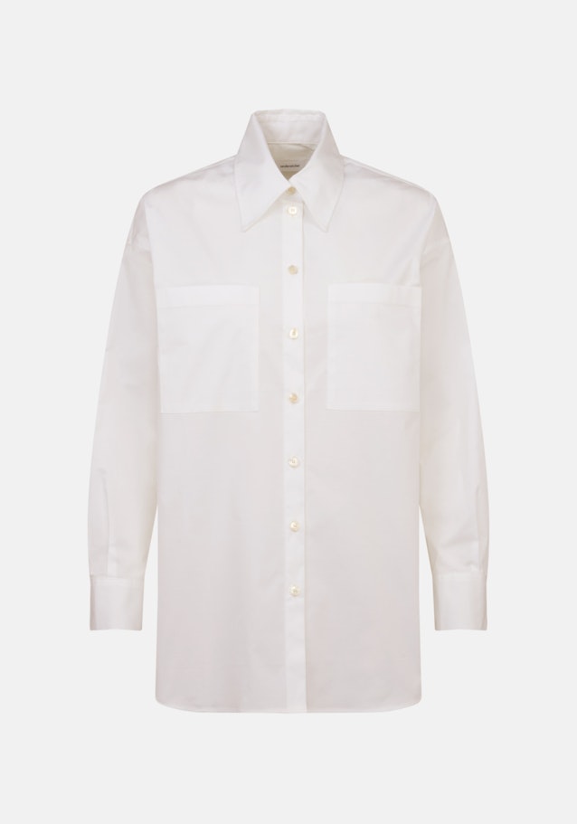 Long Blouse Uni in White | Seidensticker Onlineshop