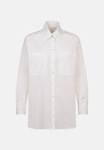 Blouse longue Twill (sergé) Manche longue in Blanc |  Seidensticker Onlineshop