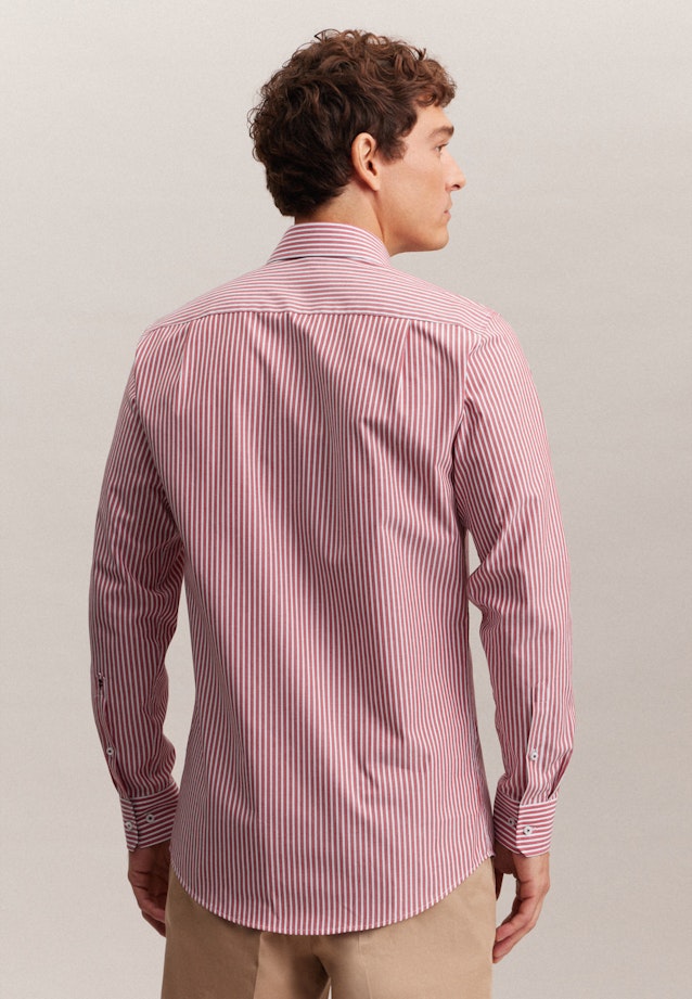 Regular Business shirt Stripe in Red |  Seidensticker Onlineshop
