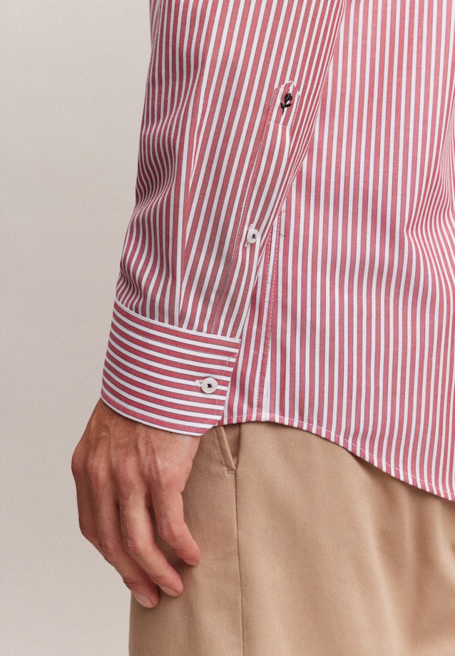 Regular Business shirt Stripe in Red |  Seidensticker Onlineshop
