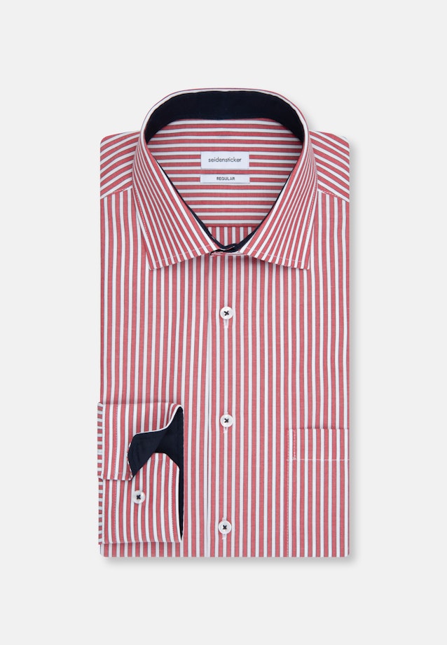 Regular Business shirt Stripe in Red |  Seidensticker Onlineshop