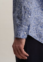 Regular Chemise d'affaires Floral in Bleu Clair |  Seidensticker Onlineshop