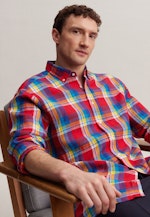 Regular Business Hemd Karo in Rot |  Seidensticker Onlineshop