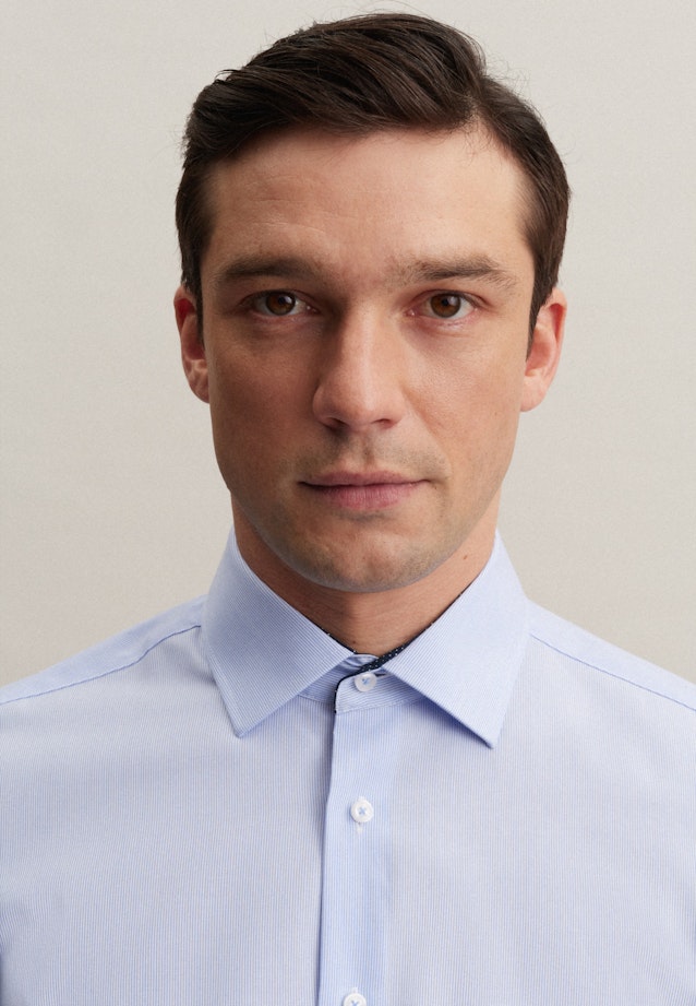 Slim Business Hemd Streifen in Hellblau |  Seidensticker Onlineshop