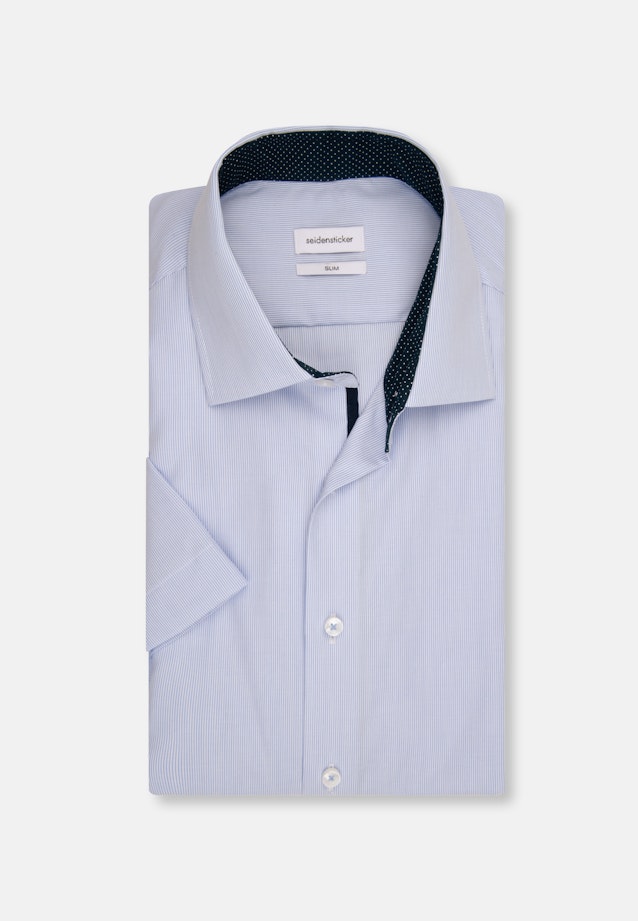 Slim Business Hemd Streifen in Hellblau |  Seidensticker Onlineshop