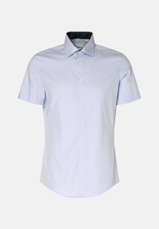 Slim Business shirt Check in Light Blue |  Seidensticker Onlineshop