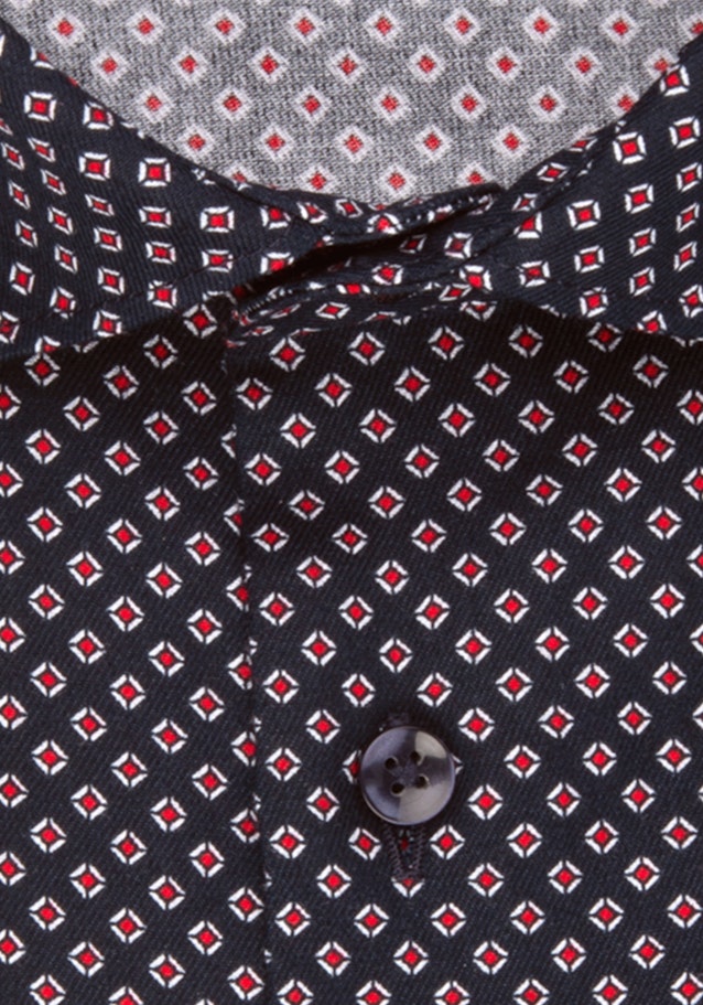 Slim prodtyp Print in Red | Seidensticker Onlineshop