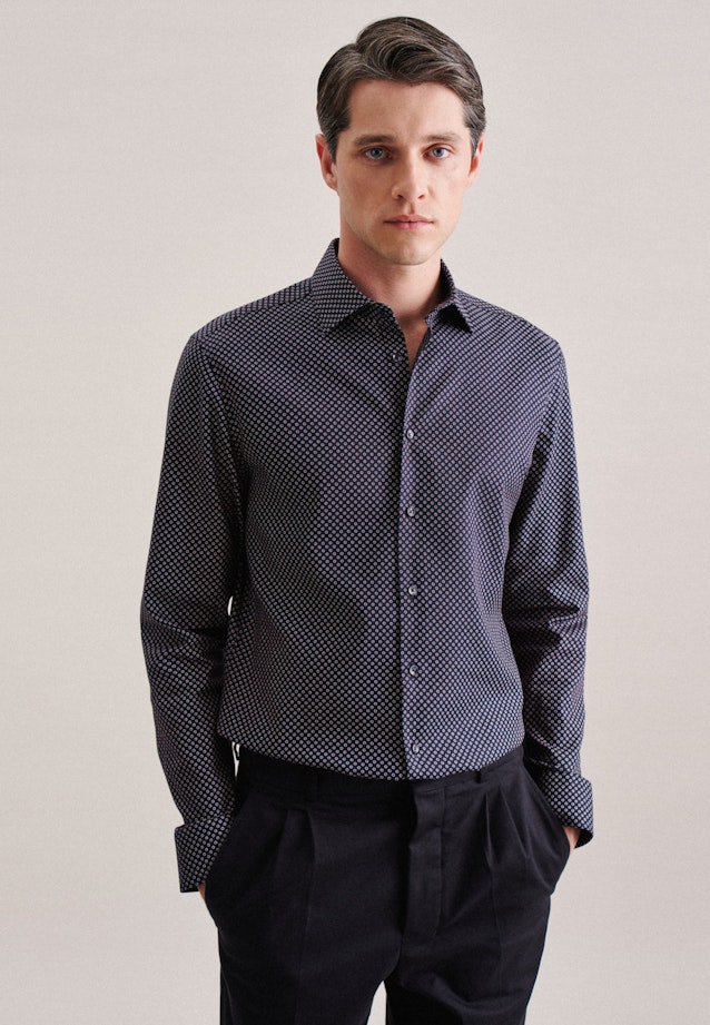 Slim Business shirt Print in Red |  Seidensticker Onlineshop