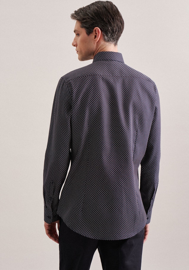 Slim prodtyp Print in Red | Seidensticker Onlineshop