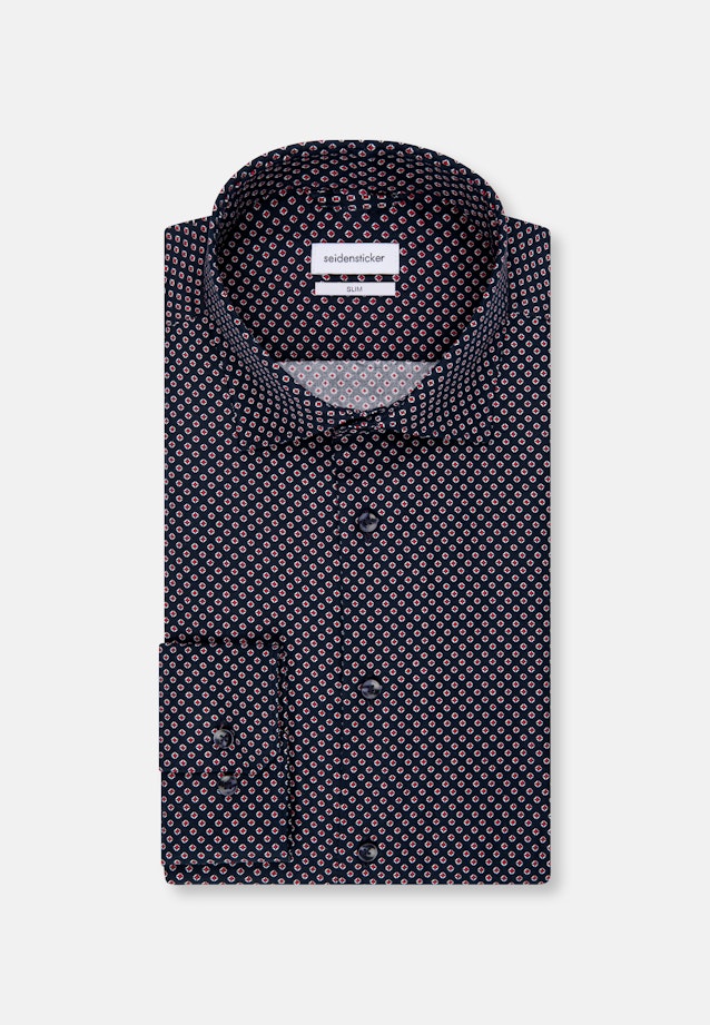 Slim Business shirt Print in Red |  Seidensticker Onlineshop