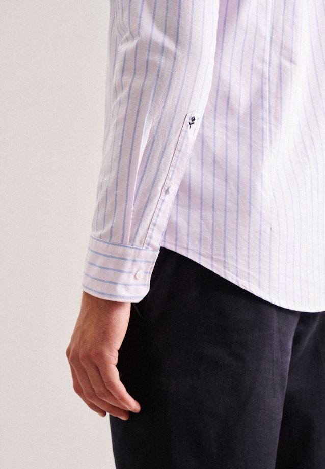 Shaped Chemise d'affaires rayures in Rose Fuchsia |  Seidensticker Onlineshop