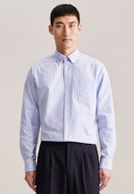 Business Shirt in Shaped with Button-Down-Collar in Light Blue |  Seidensticker Onlineshop