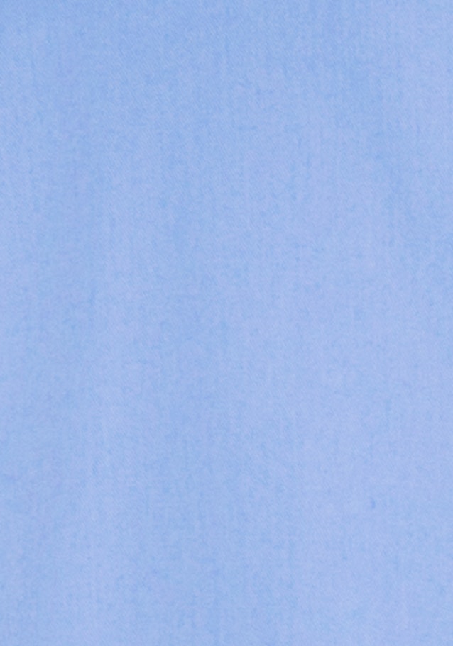 Grande taille Collar Long Blouse in Medium Blue |  Seidensticker Onlineshop