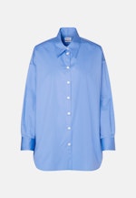 Grande taille Kraag Longblouse in Middelmatig Blauw |  Seidensticker Onlineshop