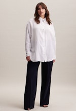 Grande taille Kraag Longblouse in Wit |  Seidensticker Onlineshop