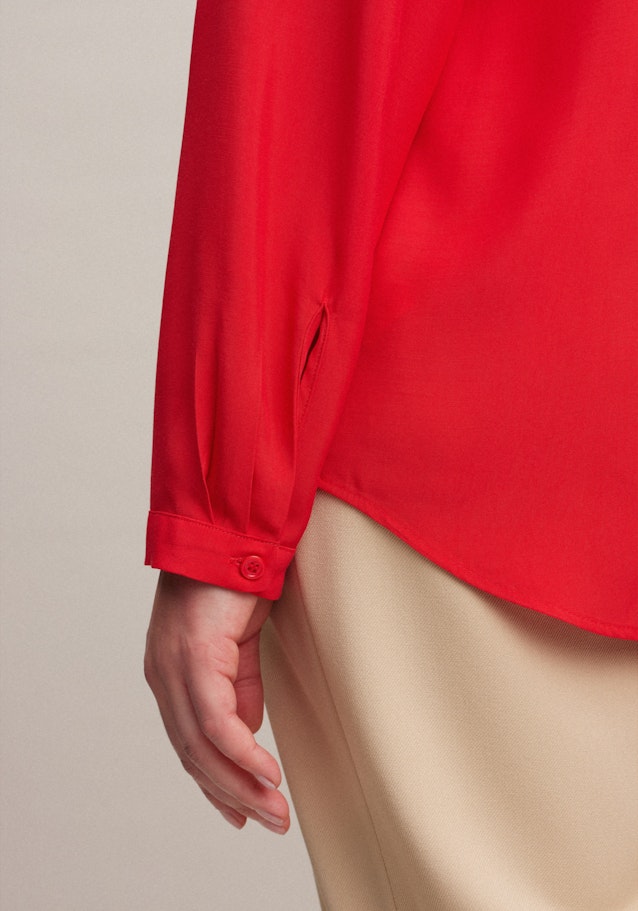 Grande taille V-Neck Slip Over Blouse in Red |  Seidensticker Onlineshop