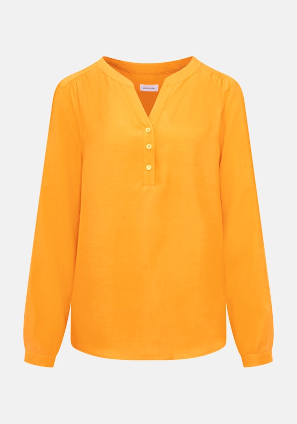 Grande taille V-Neck Slip Over Blouse in Orange |  Seidensticker Onlineshop