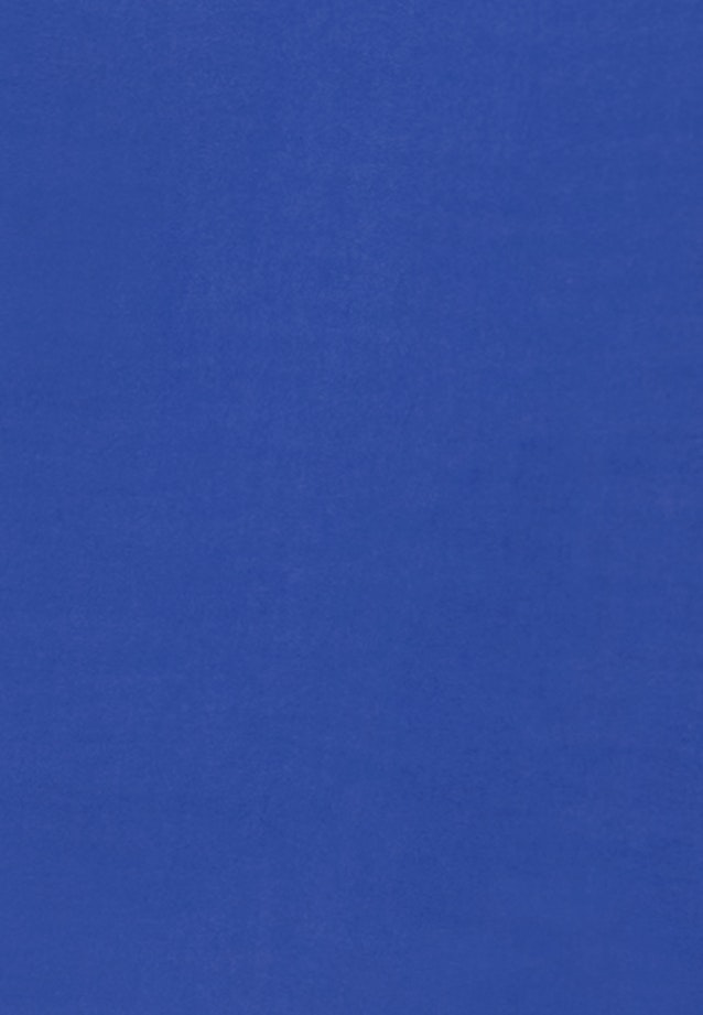 Curvy Blouse À Enfiler Regular Manche Longue in Bleu Moyen |  Seidensticker Onlineshop