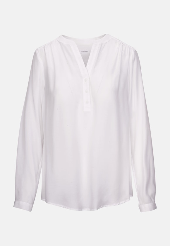 Grande taille V-Neck Slip Over Blouse in White |  Seidensticker Onlineshop