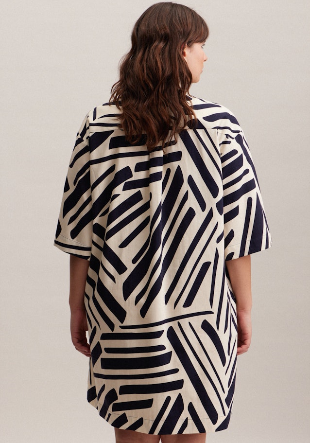 Kleid Print in Dark Blue | Seidensticker Onlineshop
