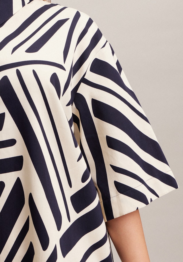 Kleid Print in Dark Blue | Seidensticker Onlineshop