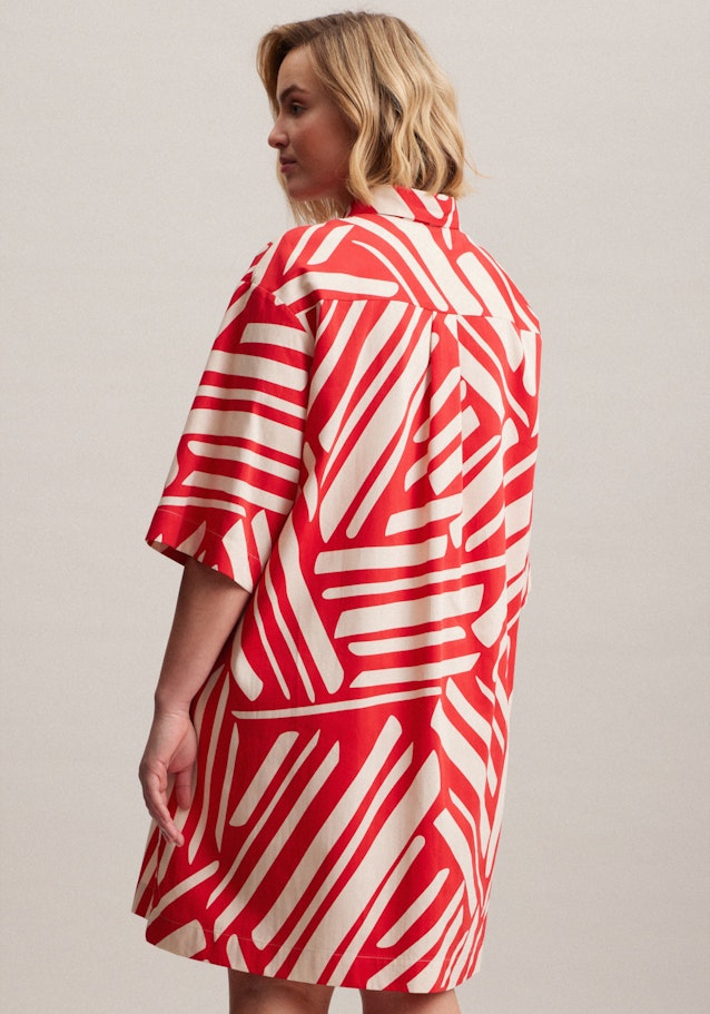 Curvy Kragen Kleid Regular in Rot | Seidensticker Onlineshop