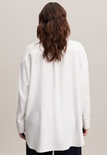 Curvy Kragen Longbluse Oversized in Weiß |  Seidensticker Onlineshop