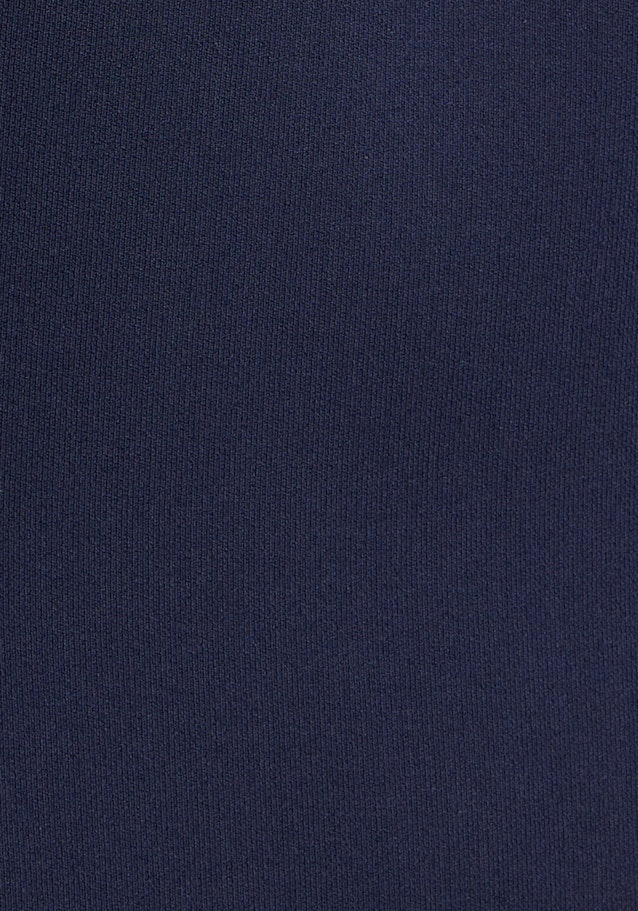 Grande taille Collar Long Blouse in Dark Blue |  Seidensticker Onlineshop